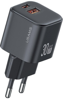 Usams CC263 30W GaN (черный) 