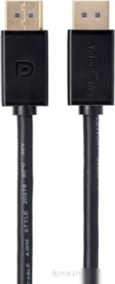 Кабель Telecom TCG715-2M DisplayPort - DisplayPort (2 м, черный) 