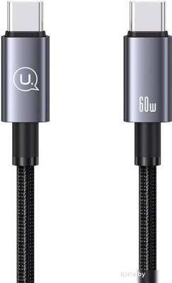 Кабель Usams US-SJ678 USB Type-C - USB Type-C (0.25 м, черный) 