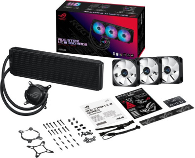 Жидкостное охлаждение для процессора ASUS ROG Strix LC III 360 ARGB 