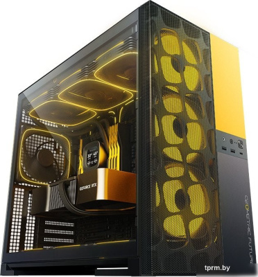 Корпус Geometric Future Model 5 Vent (черный/желтый) 