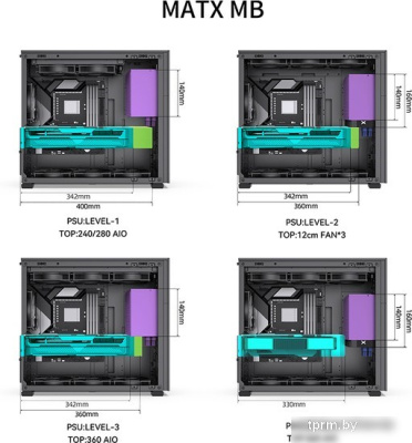 Корпус Jonsbo D41 Mesh (черный) 
