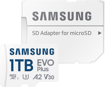 Карта памяти Samsung EVO Plus 2024 microSDXC 1TB (с адаптером) 
