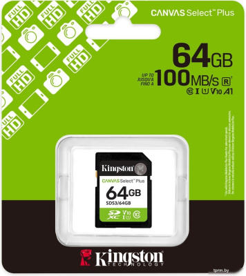 Kingston Canvas Select Plus SDXC 64GB SDS3/64GB 