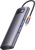 Док-станция Baseus Metal Gleam Series 7-in-1 Multifunctional Type-C HUB Docking Station Gray WKWG040013 