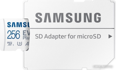 Карта памяти Samsung EVO Plus 2024 microSDXC 256GB (с адаптером) 