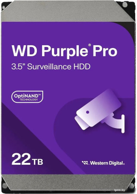 Жесткий диск WD Purple Pro 22TB WD221PURP 