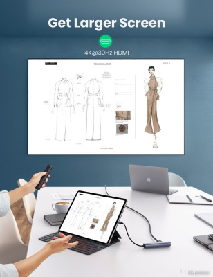 USB-хаб Ugreen CM418 10919 