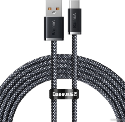 Кабель Baseus Dynamic Series Fast Charging Data Cable 100W USB Type-A - USB Type-C (2 м, серый) 