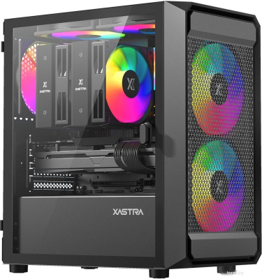 Корпус XASTRA A303M 3ARGB (черный) 