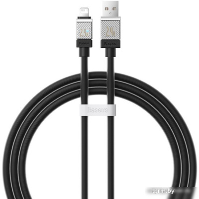 Кабель Baseus CoolPlay Series USB Type-A - Lightning (1 м, черный) 