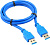 Кабель Cablexpert USB Type-A - USB Type-A CCP-USB3-AMAM-6 (1.8 м, синий) 