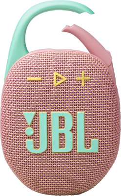 Беспроводная колонка JBL Clip 5 (розовый) 
