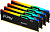 Оперативная память Kingston FURY Beast RGB 4x32ГБ DDR5 5200 МГц KF552C40BBAK4-128 