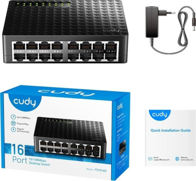 Неуправляемый коммутатор Cudy FS1016D 1.0 