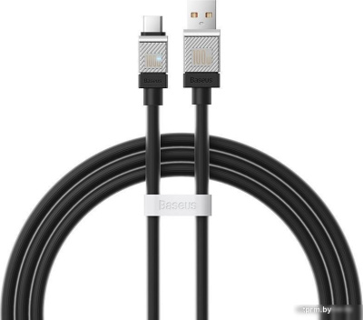 Кабель Baseus CoolPlay Series USB Type-A - USB Type-C (1 м, черный) 