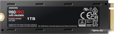 SSD Samsung 980 Pro с радиатором 1TB MZ-V8P1T0CW 