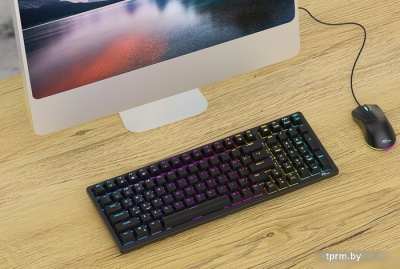 Клавиатура Royal Kludge RK98 RGB (черный, RK Red) 