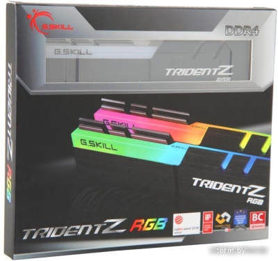Оперативная память G.Skill Trident Z RGB 2x32GB DDR4 PC4-28800 F4-3600C18D-64GTZR 