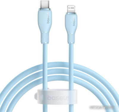 Кабель Baseus Pudding Series USB Type-C - Lightning (1.2 м, голубой) 