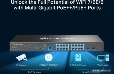 Управляемый коммутатор уровня 2+ TP-Link Omada SG3218XP-M2 V1 