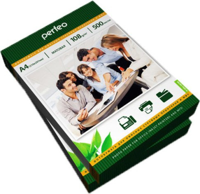 Perfeo Матовая A4 108 г/м2 500 листов [PF-MTA4-108/500] 