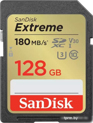 Карта памяти SanDisk Extreme SDXC SDSDXVA-128G-GNCIN 128GB 