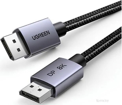 Кабель Ugreen DP120 25903 DisplayPort - DisplayPort (1 м, черный) 