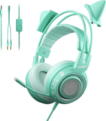Наушники Somic G951S (бирюзовый) 