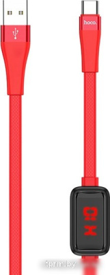 Кабель Hoco S4 USB Type-A - USB Type-C (1.2 м, красный) 