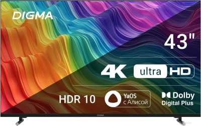 Телевизор Digma DM-LED43UBB33 