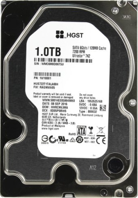 Жесткий диск HGST Ultrastar 7K2 1TB [HUS722T1TALA604] 