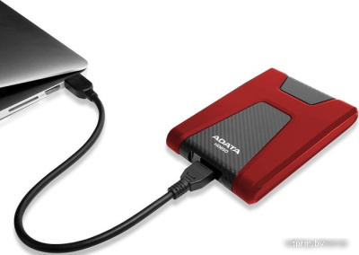 Внешний жесткий диск A-Data DashDrive Durable HD650 AHD650-1TU31-CRD 1TB (красный) 