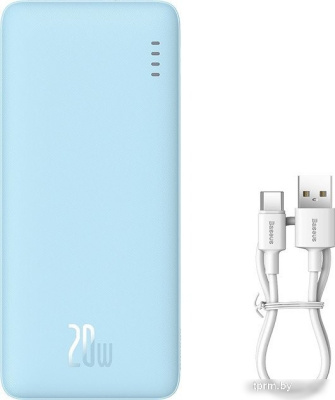 Внешний аккумулятор Baseus Airpow Fast Charge Power Bank 20W 20000mAh (голубой) 