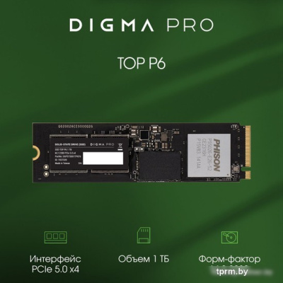 SSD Digma Pro Top P6 2TB DGPST5002TP6T4 