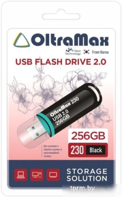 USB Flash OltraMax 230 256GB (черный)