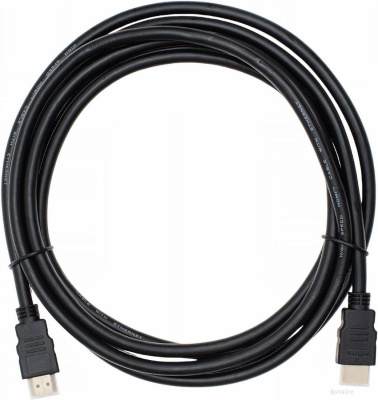 Кабель CACTUS CS-HDMI.1.4-3 HDMI - HDMI (3м, черный) 