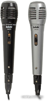 Микрофон BBK CM215 (черный+серебристый) 