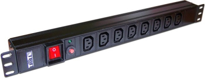 Блок розеток Lanmaster TWT-PDU19-10A8C3 
