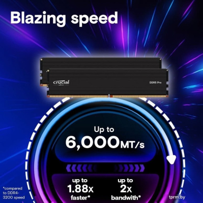 Оперативная память Crucial Pro 16ГБ DDR5 5600 МГц CP16G56C46U5 