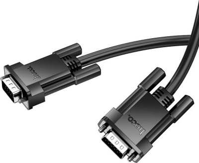 Кабель Hoco US11 VGA - VGA (1 м, черный) 
