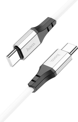 Кабель Hoco Hoco X86 USB Type-C - USB Tyope-C (1 м, белый) 