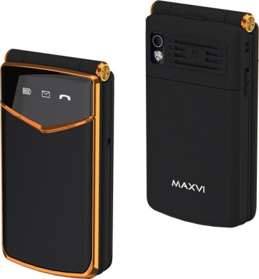 Maxvi E11ds (черный/золотистый) 