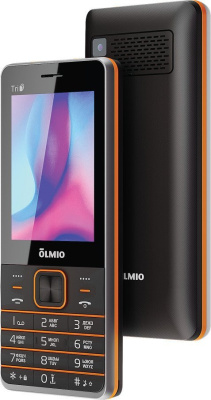 Кнопочный телефон Olmio M30 (черный)