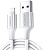 Кабель Ugreen US199 60162 USB Type-A - Lightning (1.5 м, серебристый) 