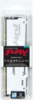 Оперативная память Kingston FURY Beast RGB 16ГБ DDR5 5600 МГц KF556C40BWA-16 