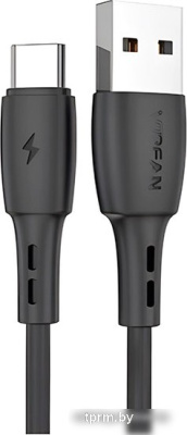 Кабель Vipfan X05 USB Type-A - USB Type-C (2 м, черный) 