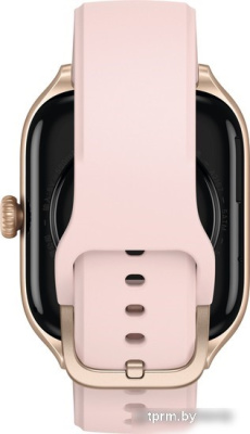 Умные часы Amazfit GTS 4 (золотистый, с розовым ремешком из фторэластомера) 