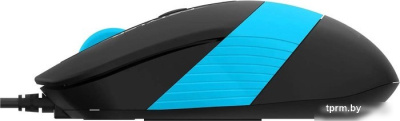 Мышь A4Tech Fstyler FM10S (голубой/черный) 