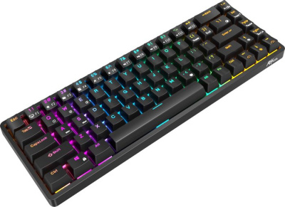 Клавиатура Royal Kludge RKG68 RGB (черный, RK Red) 